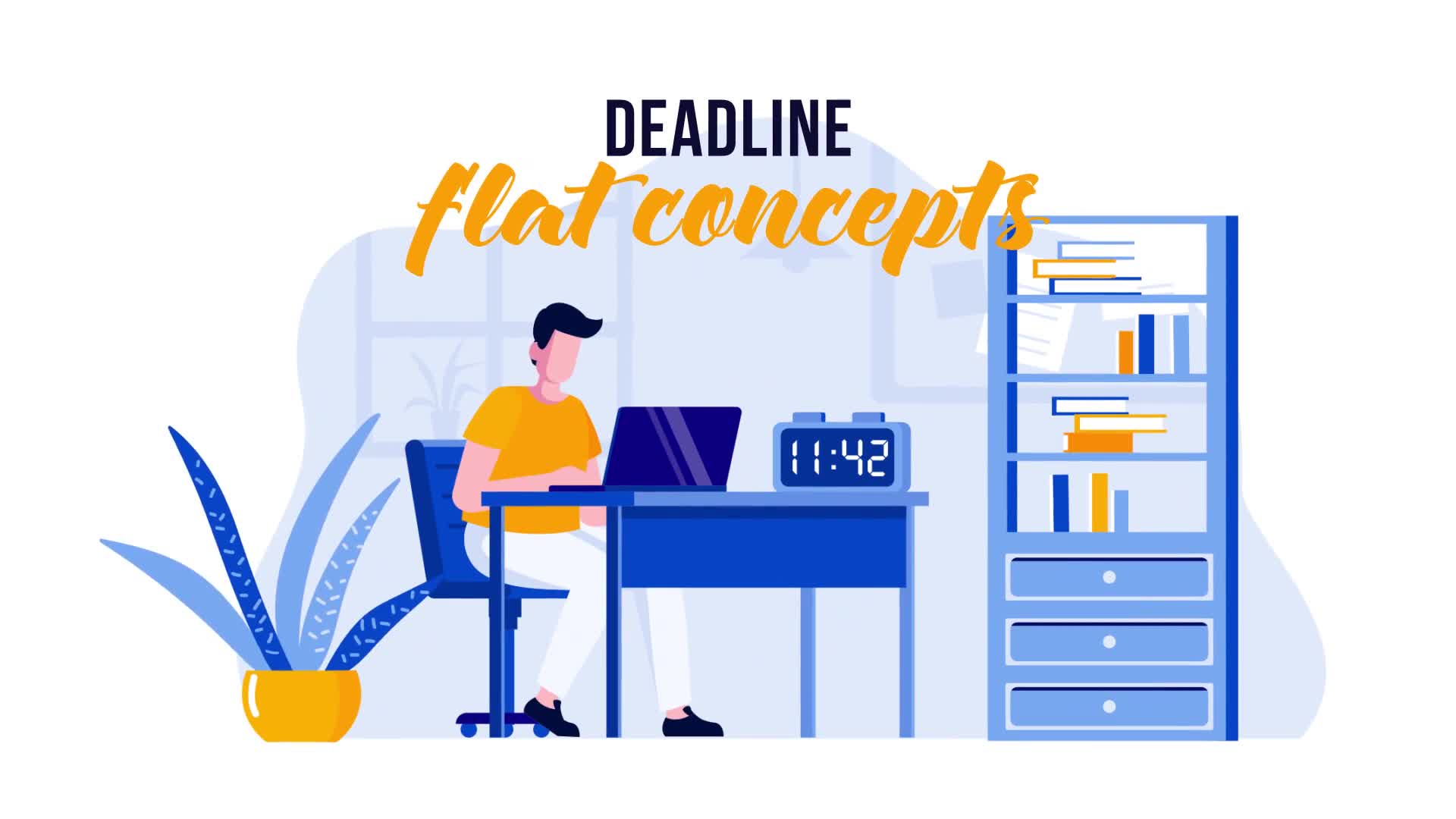Deadline Flat Concept Videohive 31441086 After Effects Image 1