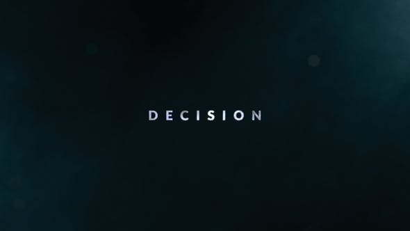 Decision | Trailer Titles - Download 43982890 Videohive
