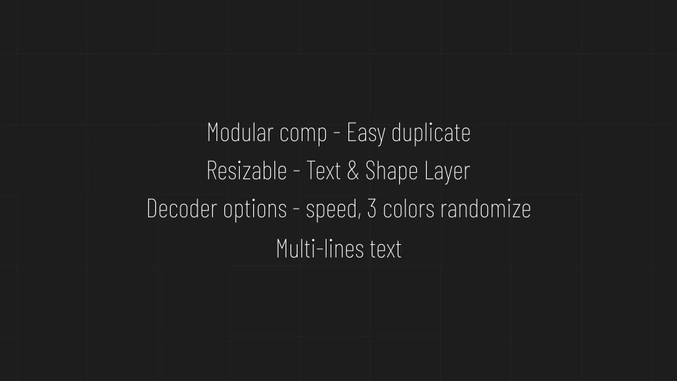 Decoder Text FX Videohive 29952885 After Effects Image 12