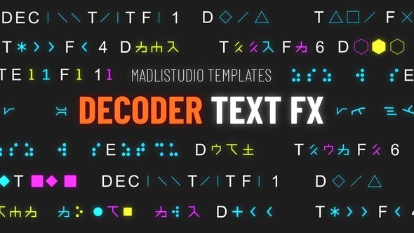 Decoder Text FX - 29952885 Videohive Download