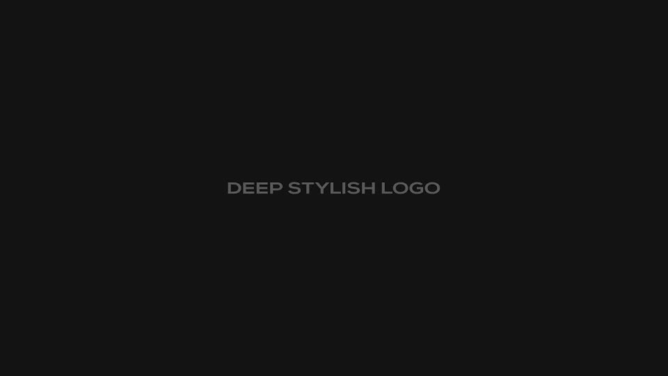 Deep Stylish Logo Project Videohive 6645259 After Effects Image 1