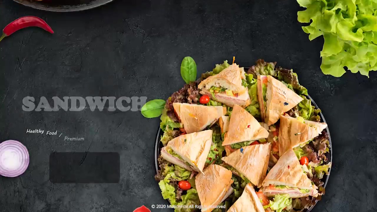 Delicious Food Menu Promo Top View Videohive 26409332 After Effects Image 6