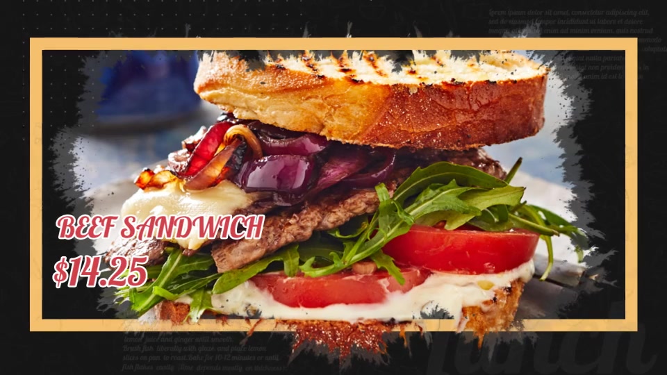 Delicious Food Promo Videohive 25445221 After Effects Image 4