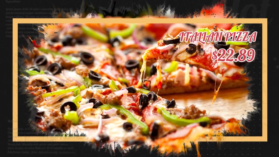 Delicious Food Promo Videohive 25445221 After Effects Image 7