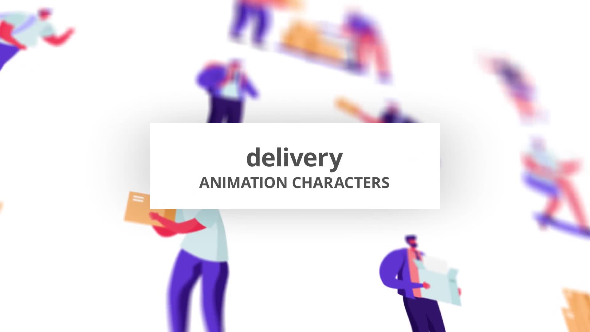 Delivery Character Set Videohive 32842637 After Effects Image 1