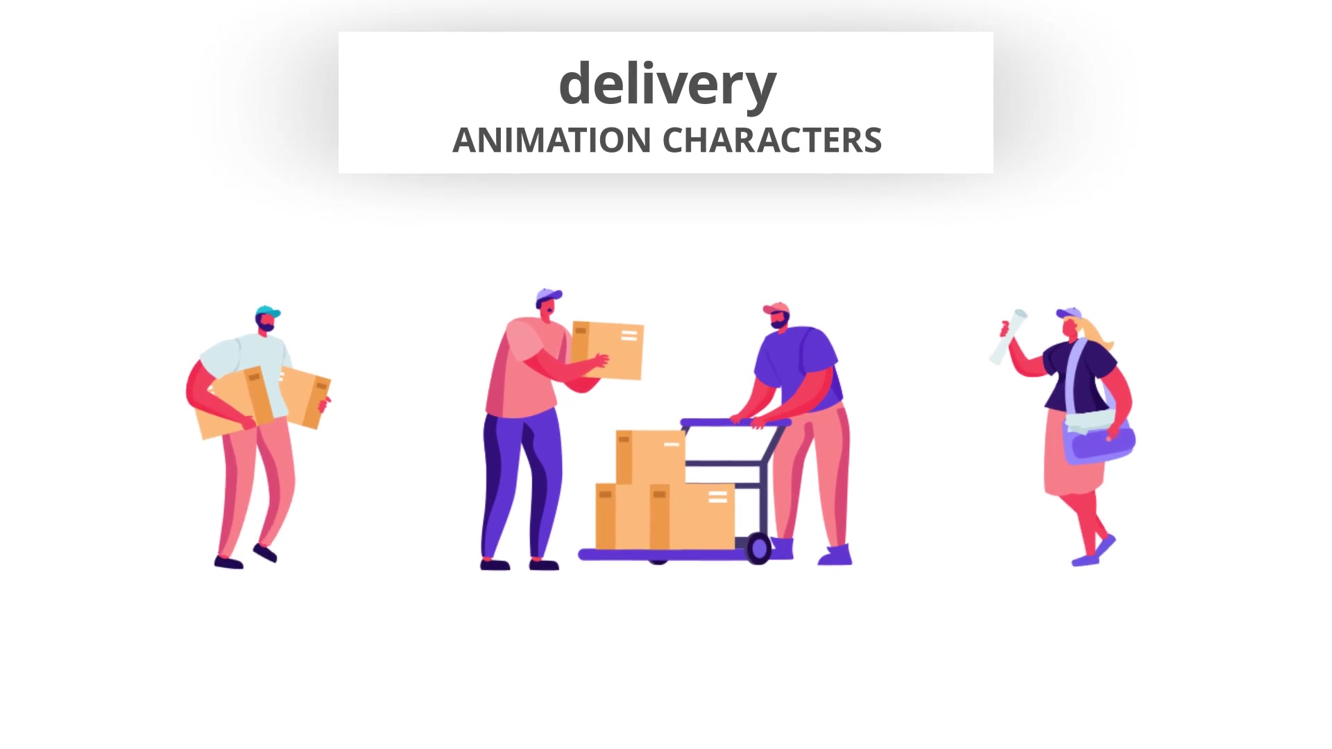 Delivery Character Set Videohive 32842637 After Effects Image 4