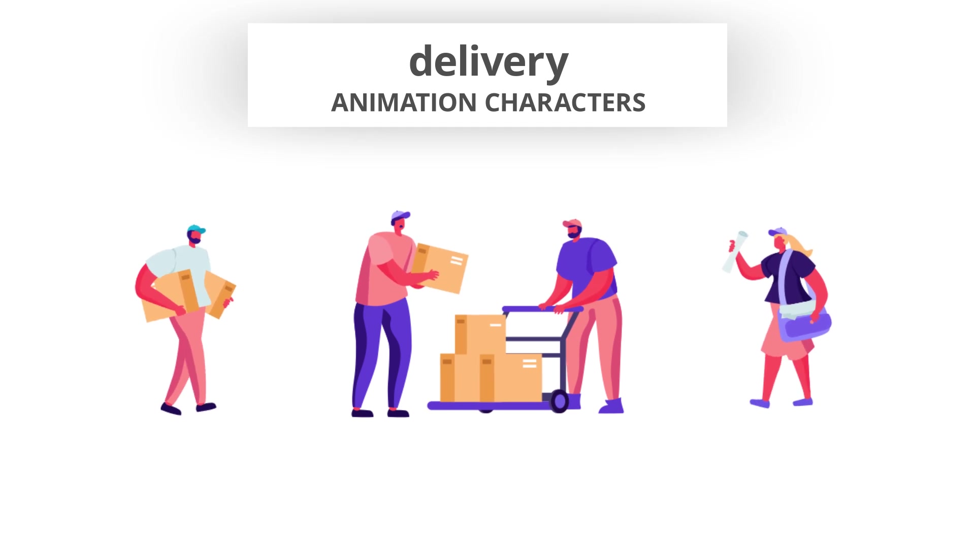 Delivery Character Set Videohive 32842637 After Effects Image 5