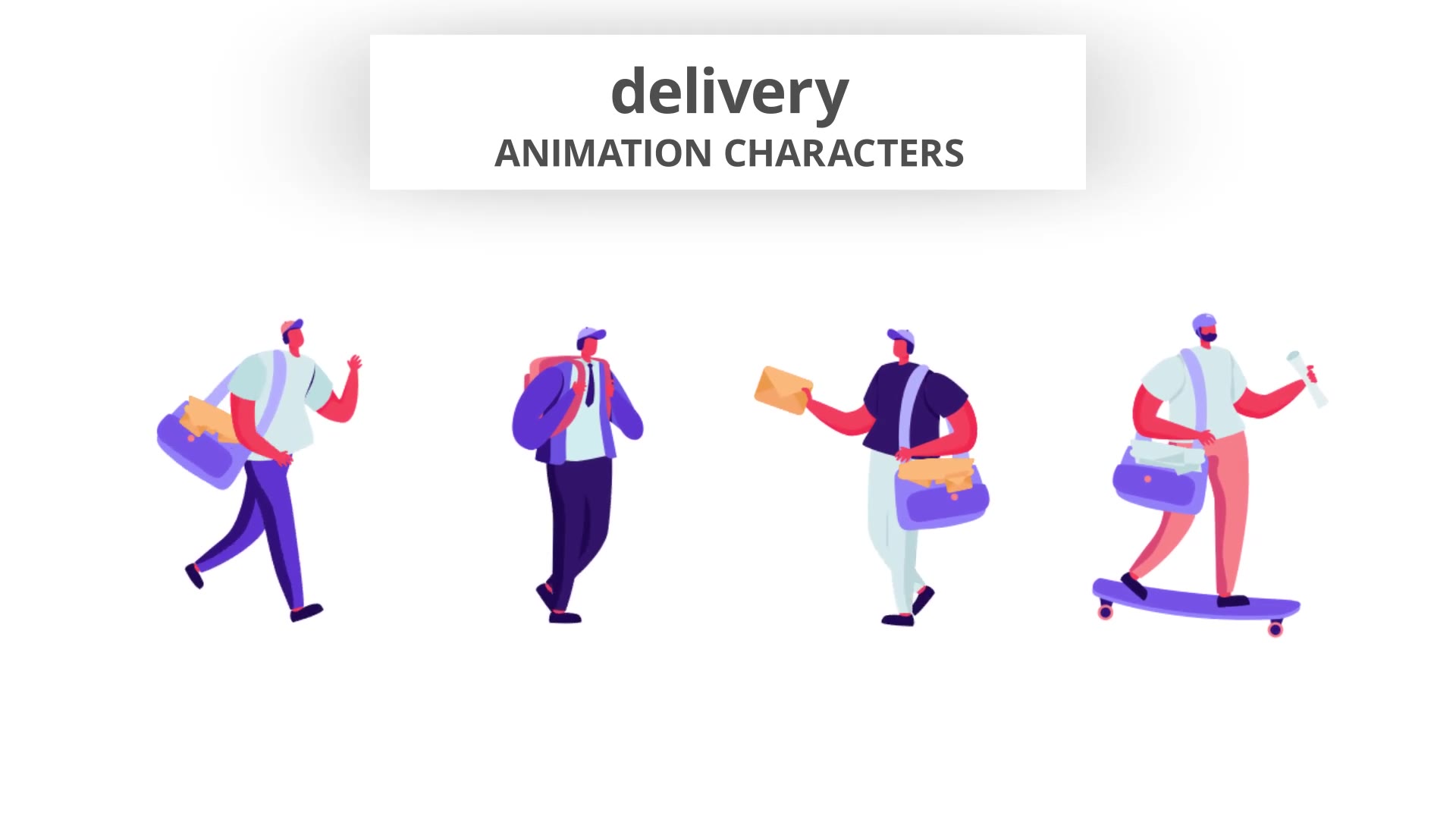 Delivery Character Set Videohive 32842637 After Effects Image 7