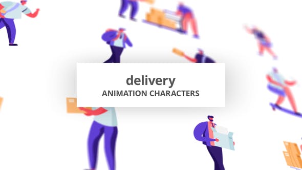 Delivery Character Set - Download Videohive 32842637