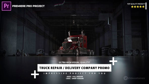 Delivery Company and Truck Repair Promo Premiere Pro Project - Download 33274253 Videohive