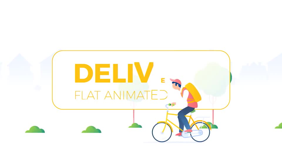 Delivery Flat Animated Concepts Pack Videohive 25475177 After Effects Image 1