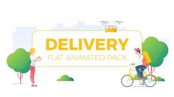 Delivery Flat Animated Concepts Pack - Download 25475177 Videohive