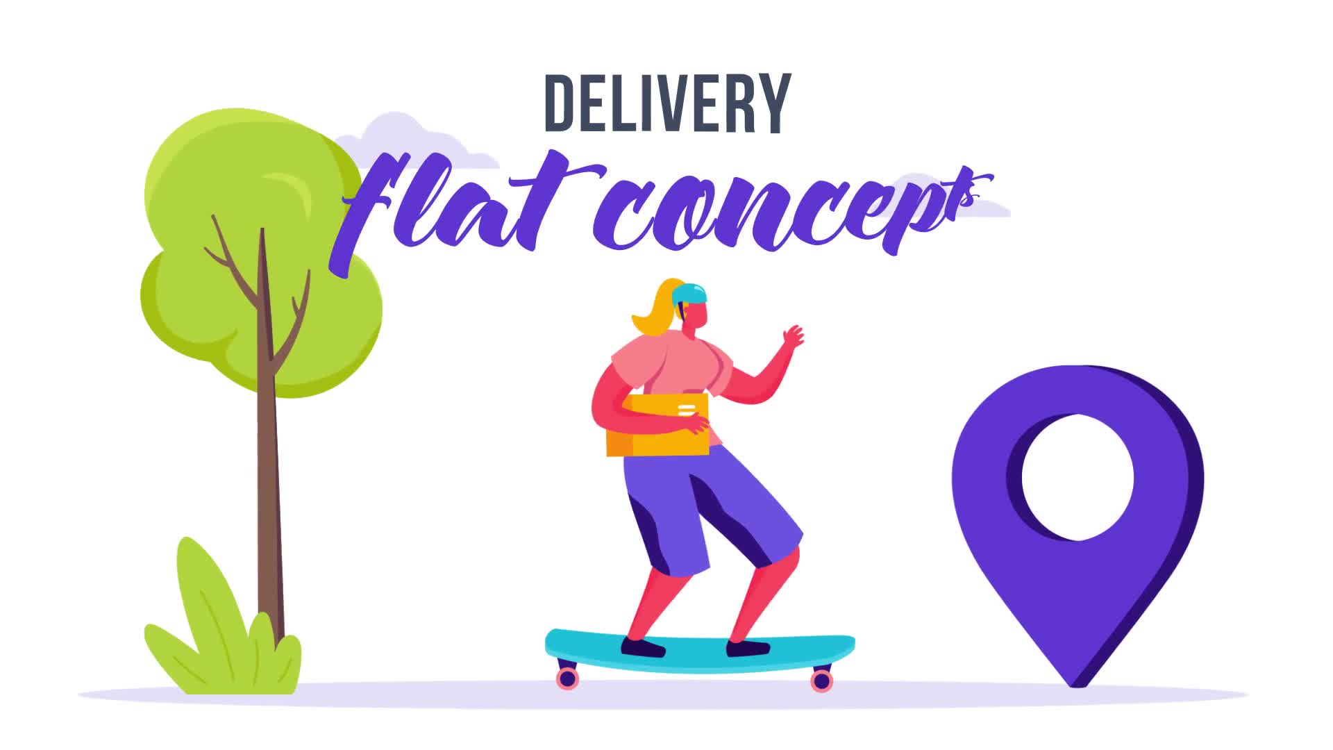 Delivery Flat Concept Videohive 33212611 After Effects Image 1