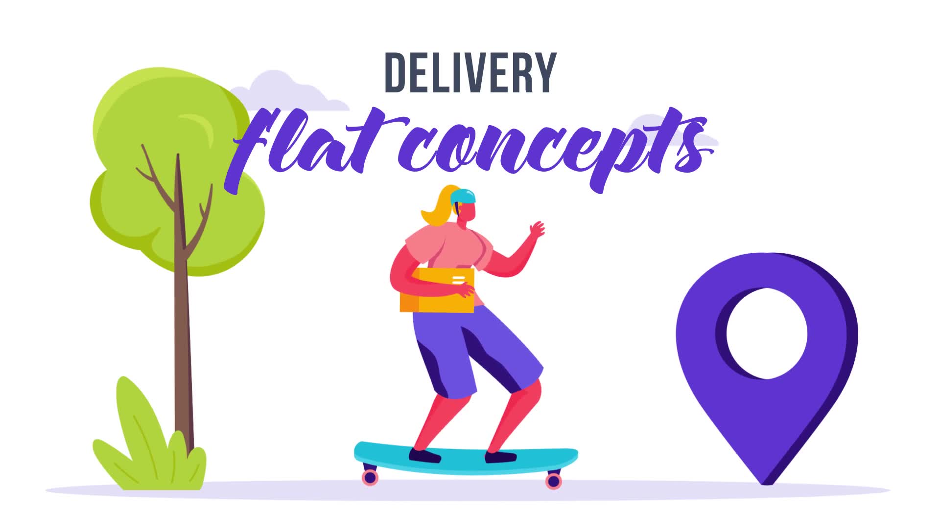 Delivery Flat Concept Videohive 33212611 After Effects Image 2