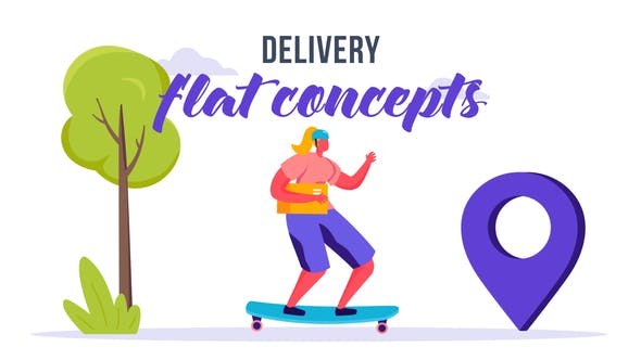 Delivery Flat Concept - 33212611 Videohive Download