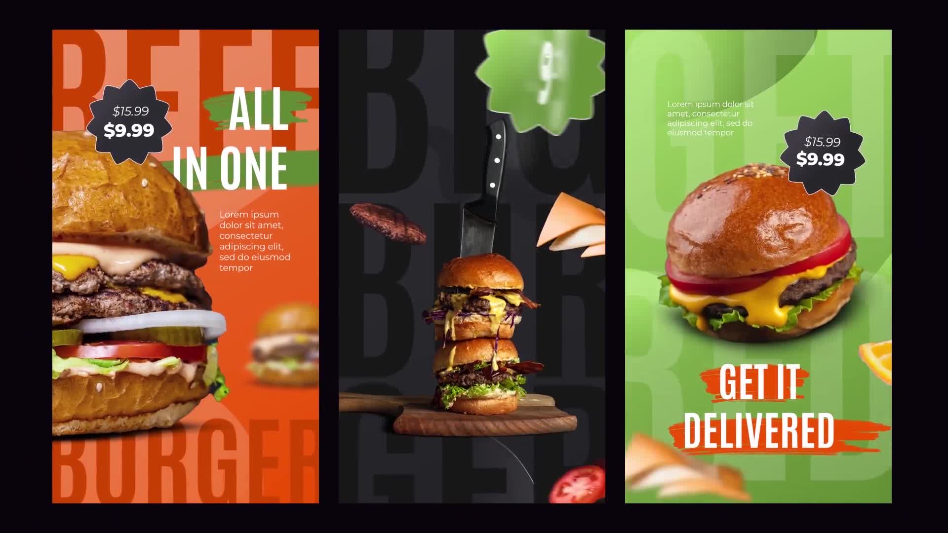 Delivery Food Stories App Promo Videohive 33840831 After Effects Image 1
