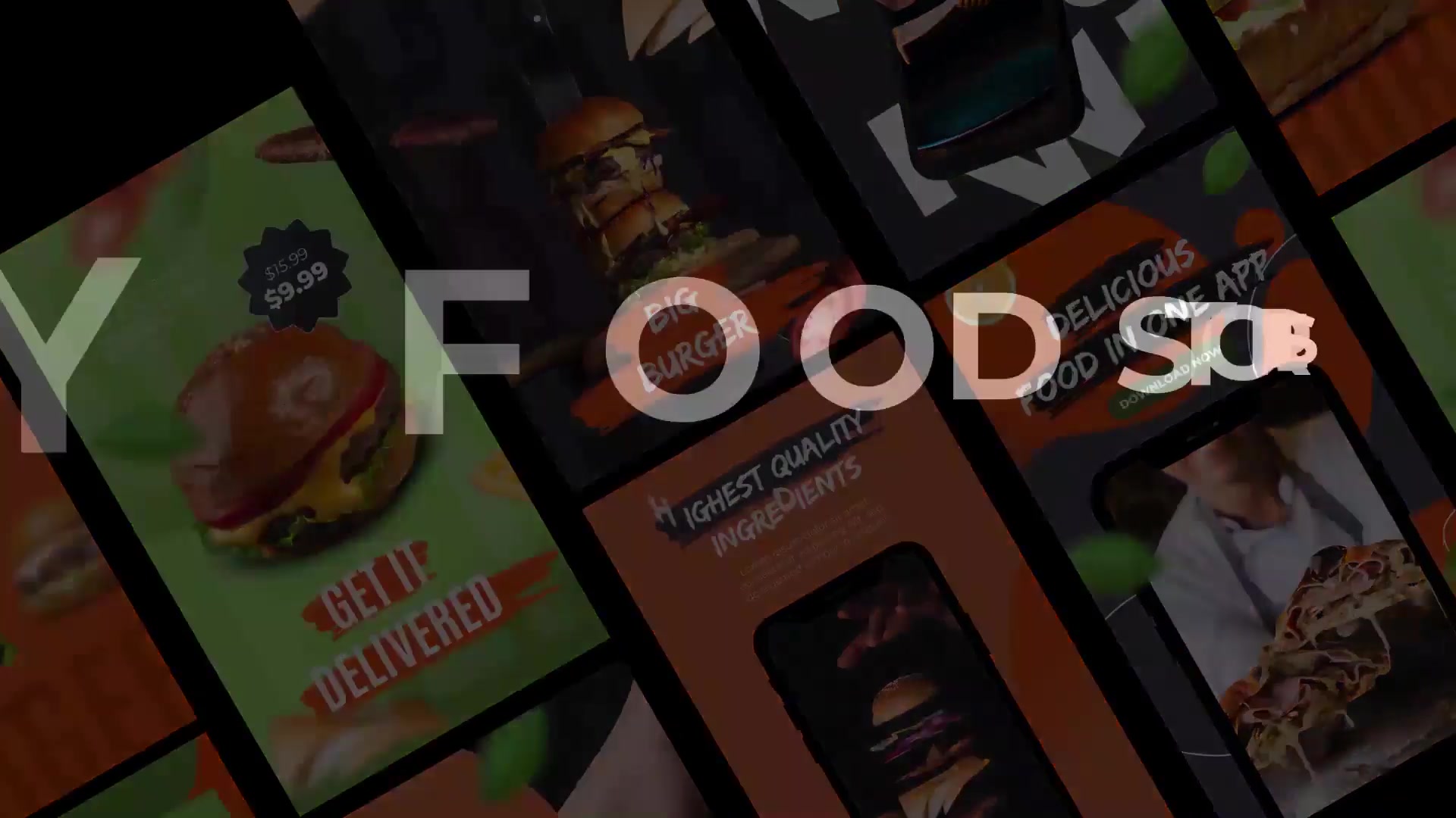 Delivery Food Stories App Promo Videohive 33840831 After Effects Image 10