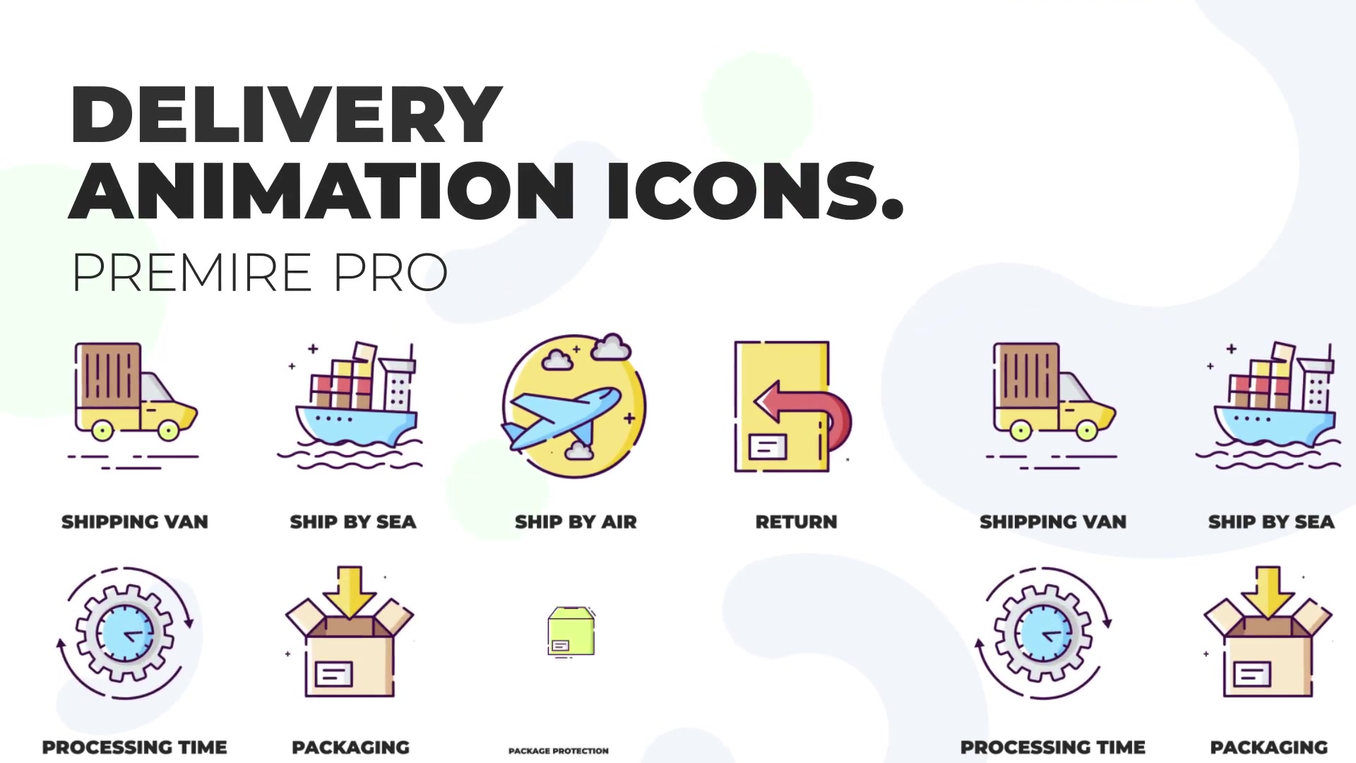 Delivery & Return MOGRT Icons Videohive 36925979 Premiere Pro Image 2