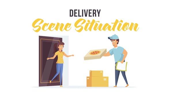 Delivery Scene Situation - 28481445 Videohive Download