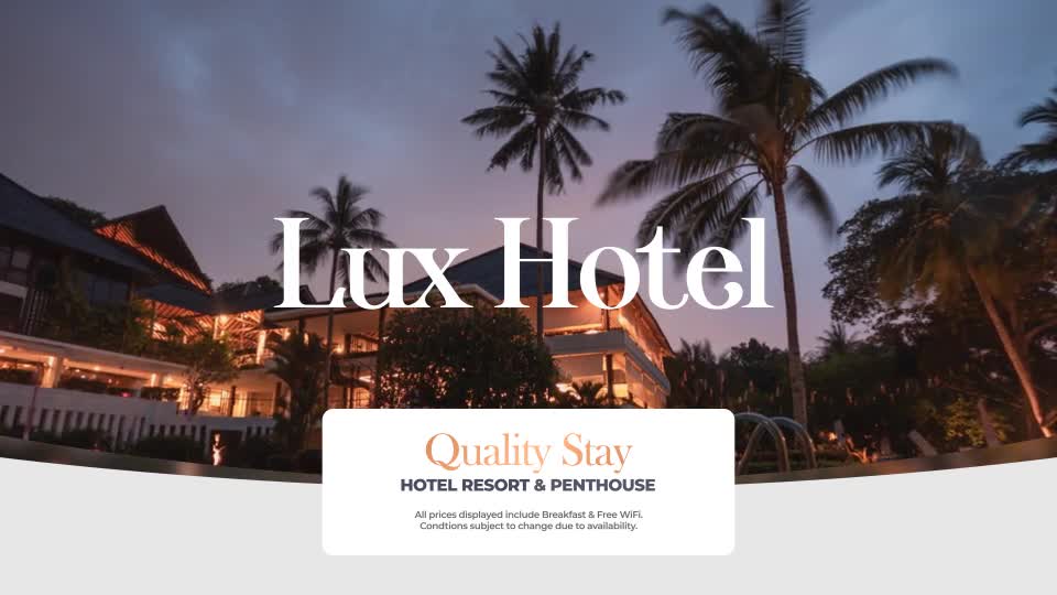 Delux Luxury Hotel Kit Videohive 23650151 After Effects Image 1