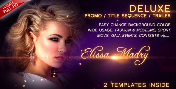Deluxe Promo Title Squence Trailer - 2497955 Videohive Download