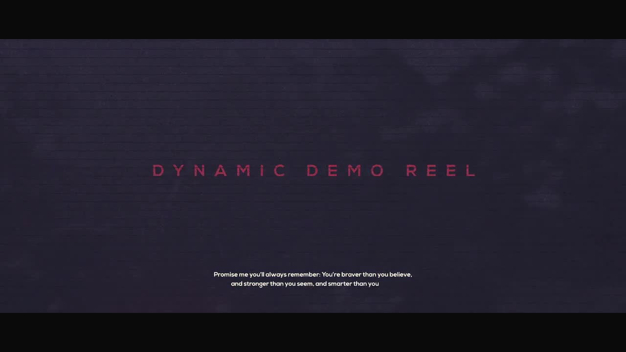 Demo Reel - Download Videohive 19542923