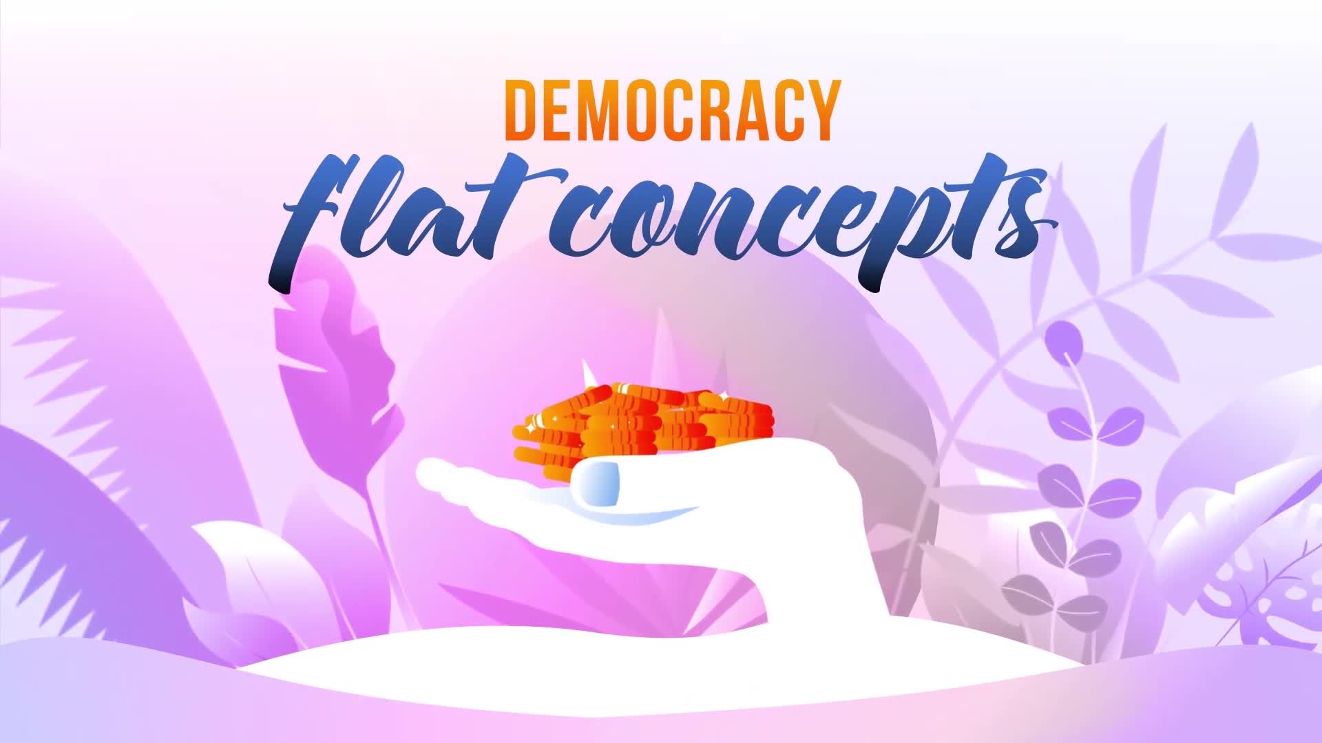 Democracy Flat Concept Videohive 27646484 After Effects Image 1