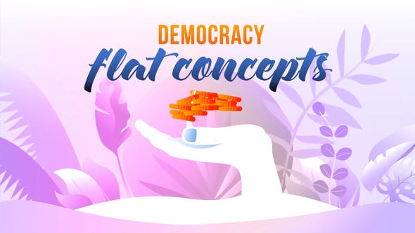 Democracy Flat Concept - Videohive Download 27646484