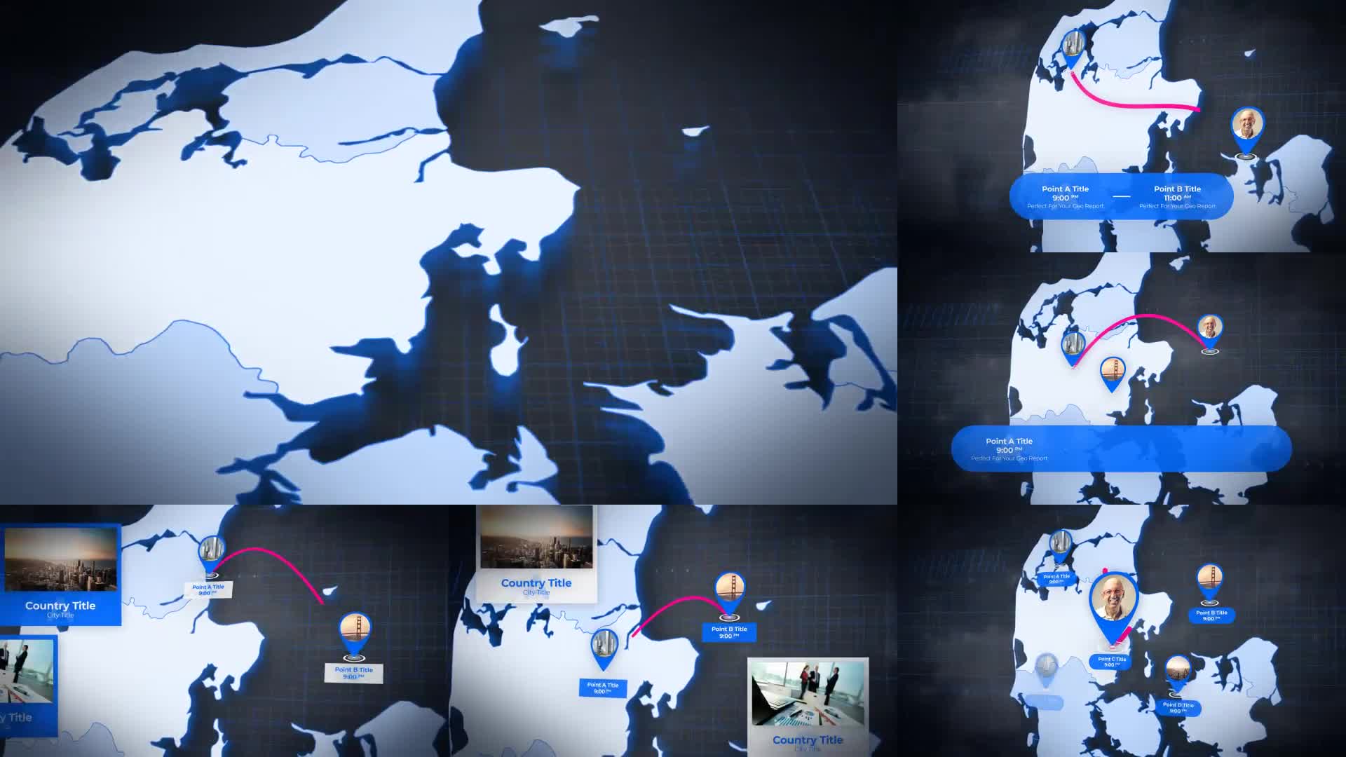 Denmark Map Kingdom of Denmark Map Kit Videohive 24269413 After Effects Image 1