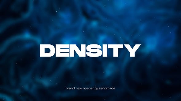 Density Abstract Opener - 33561240 Videohive Download