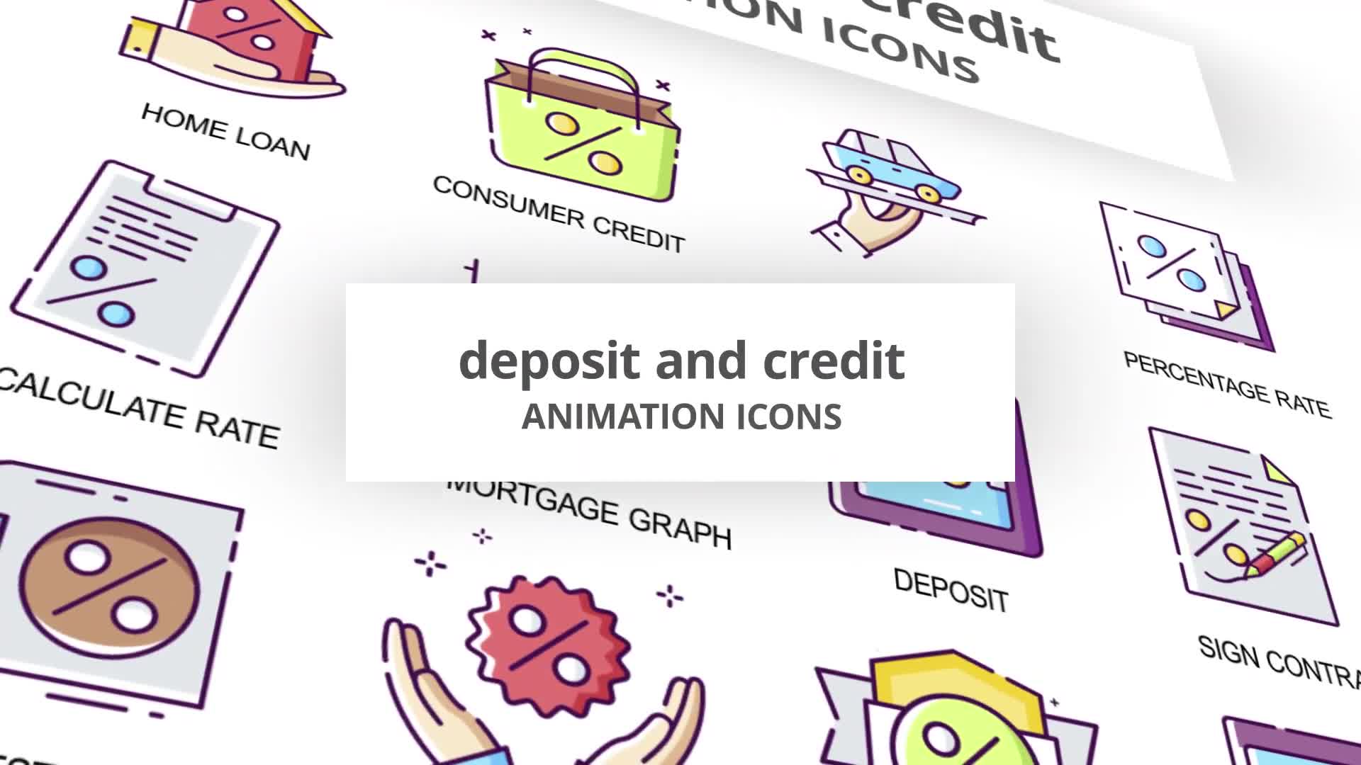 Deposit & Credit Animation Icons Videohive 29201860 After Effects Image 1