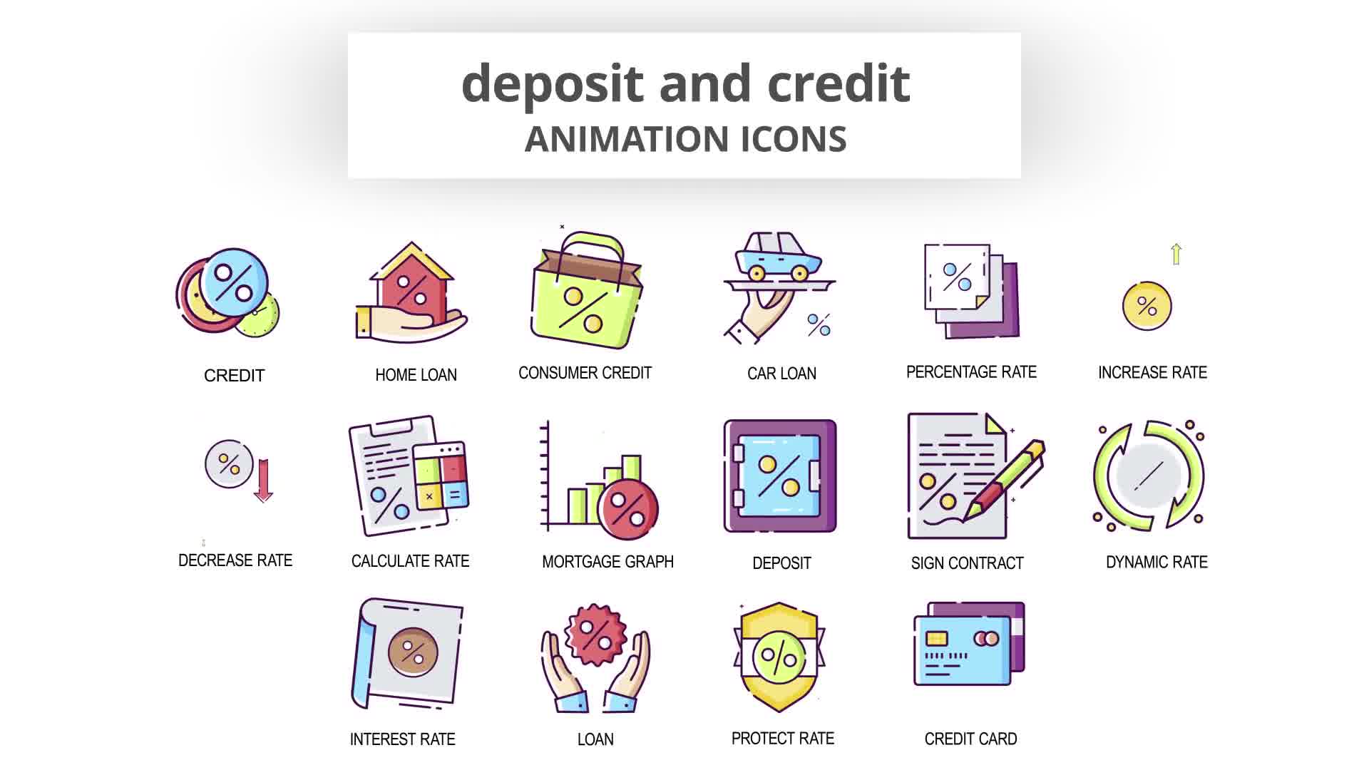 Deposit & Credit Animation Icons Videohive 29201860 After Effects Image 10