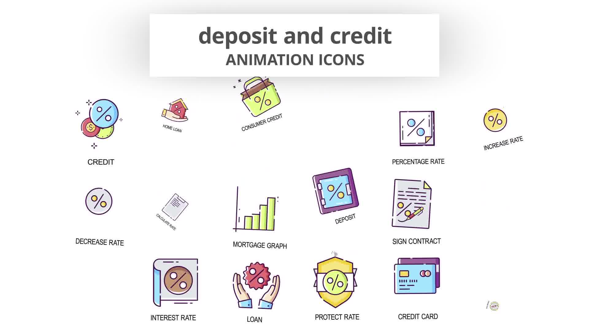 Deposit & Credit Animation Icons Videohive 29201860 After Effects Image 11