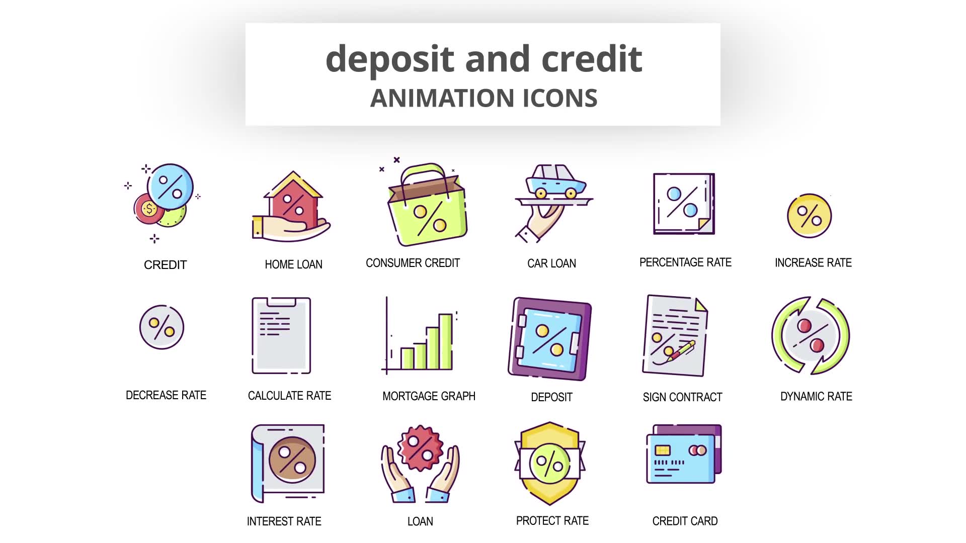 Deposit & Credit Animation Icons Videohive 29201860 After Effects Image 6