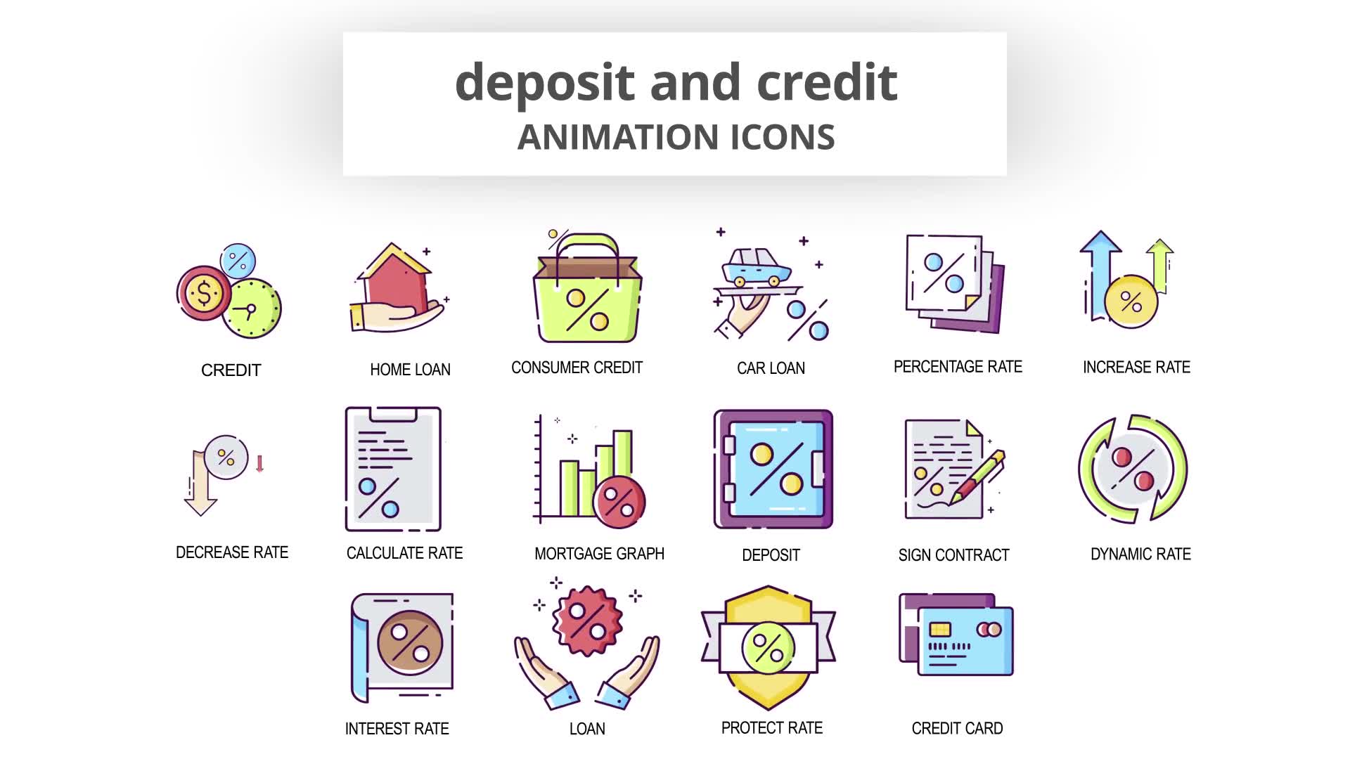 Deposit & Credit Animation Icons Videohive 29201860 After Effects Image 7