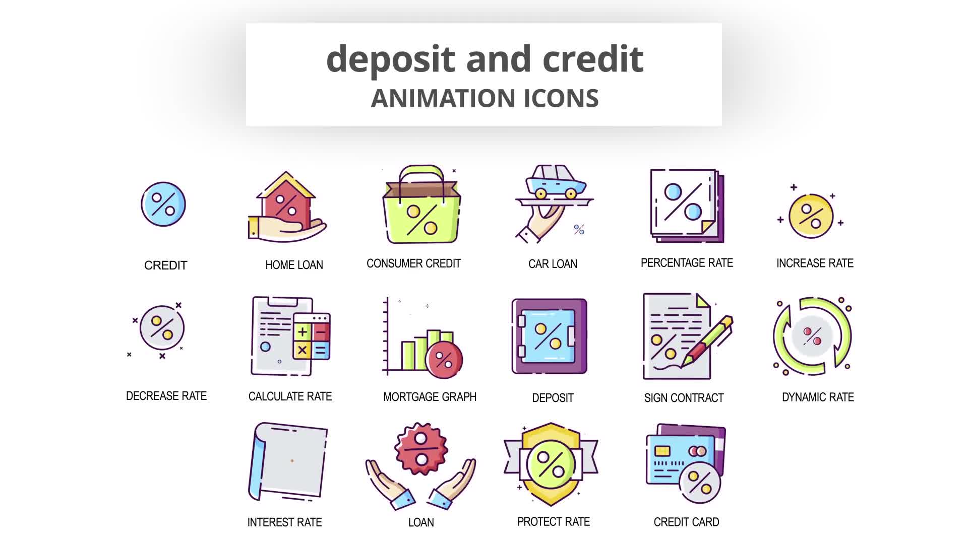 Deposit & Credit Animation Icons Videohive 29201860 After Effects Image 8