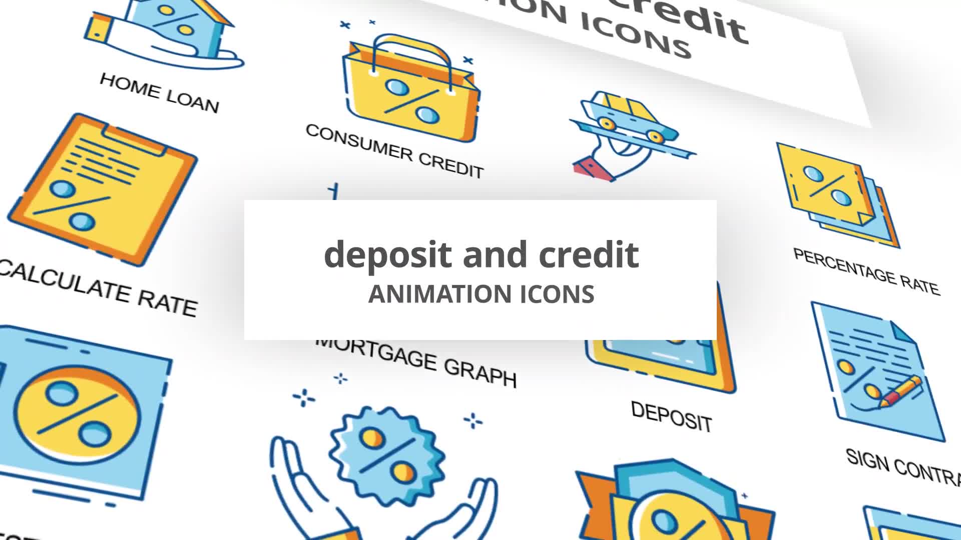 Deposit & Credit Animation Icons Videohive 30260849 After Effects Image 1
