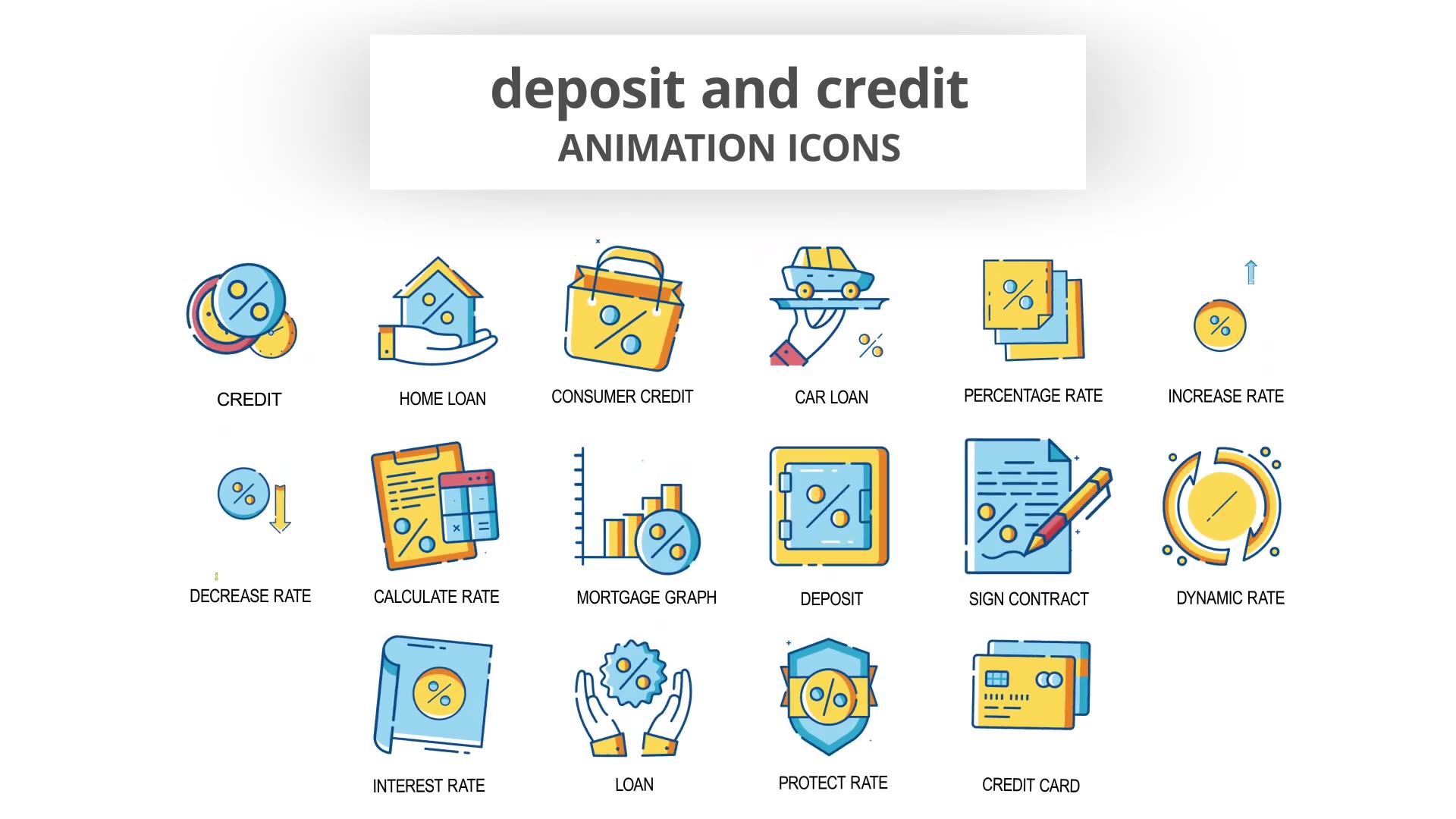 Deposit & Credit Animation Icons Videohive 30260849 After Effects Image 5