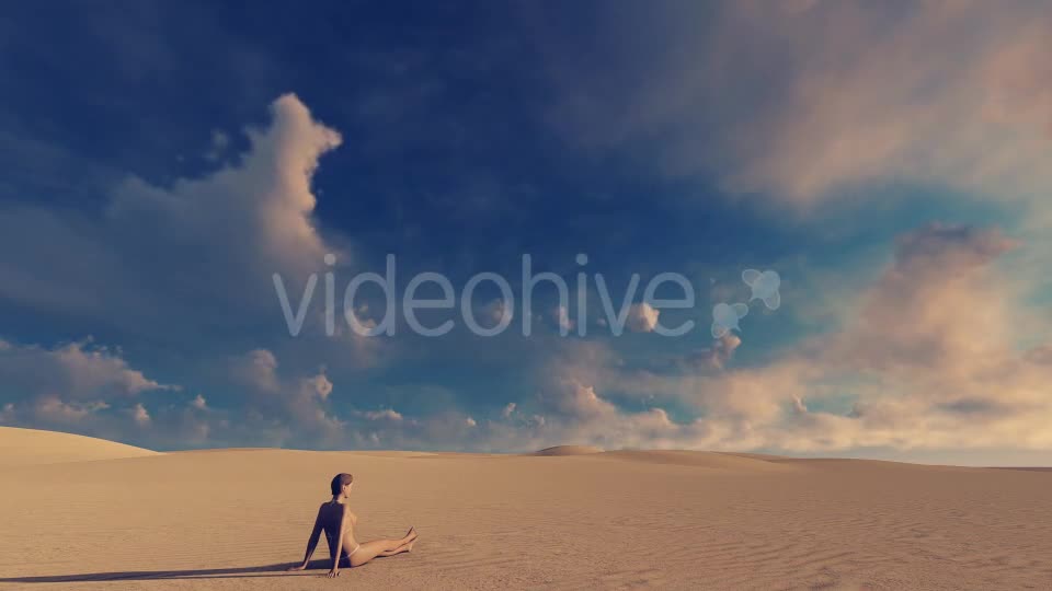 Desert and Woman - Download Videohive 21288409