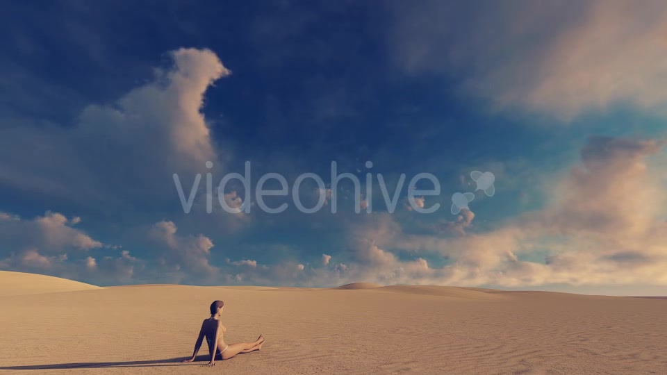 Desert and Woman - Download Videohive 21288409