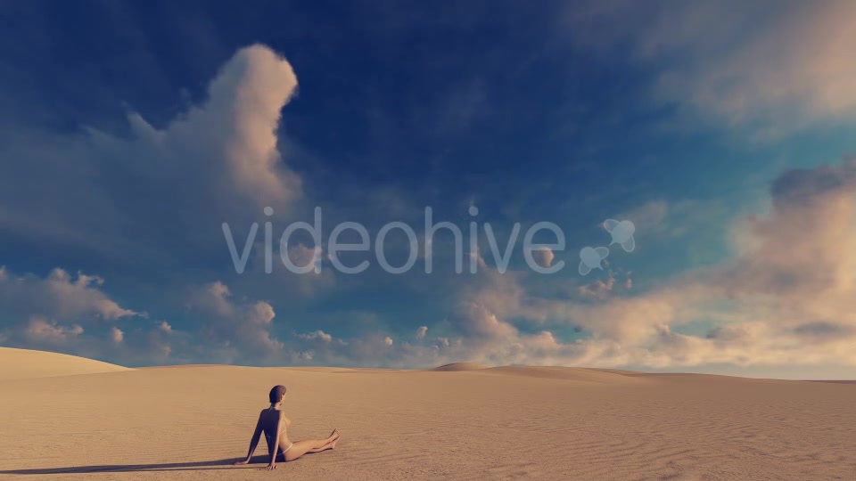 Desert and Woman - Download Videohive 21288409