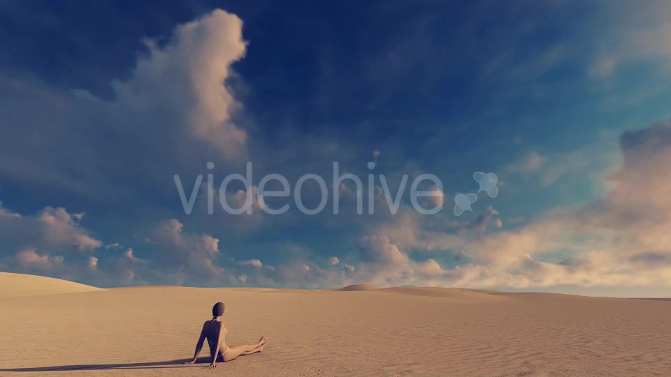 Desert and Woman - Download Videohive 21288409