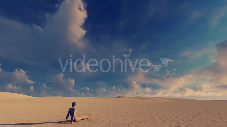 Desert and Woman - Download Videohive 21288409