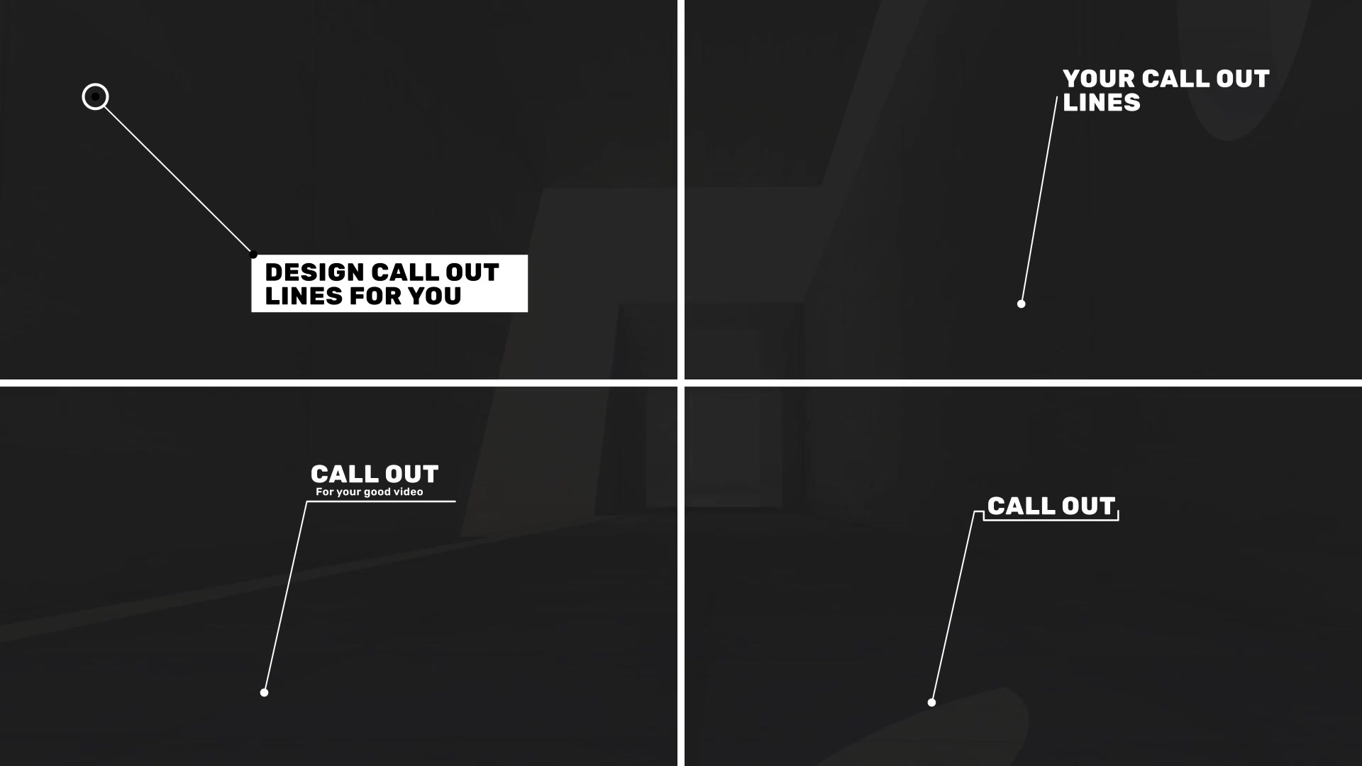 Design Call Outs Pack Videohive 33857585 After Effects Image 4