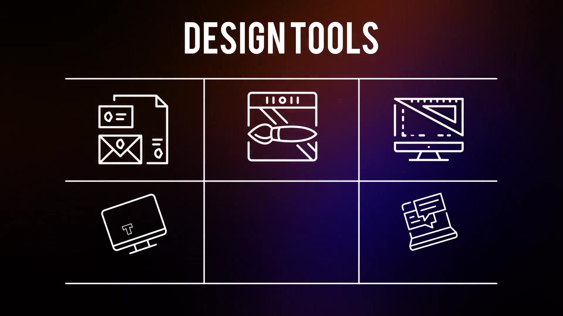 Design Tools 25 Outline Icons - Download Videohive 23185421