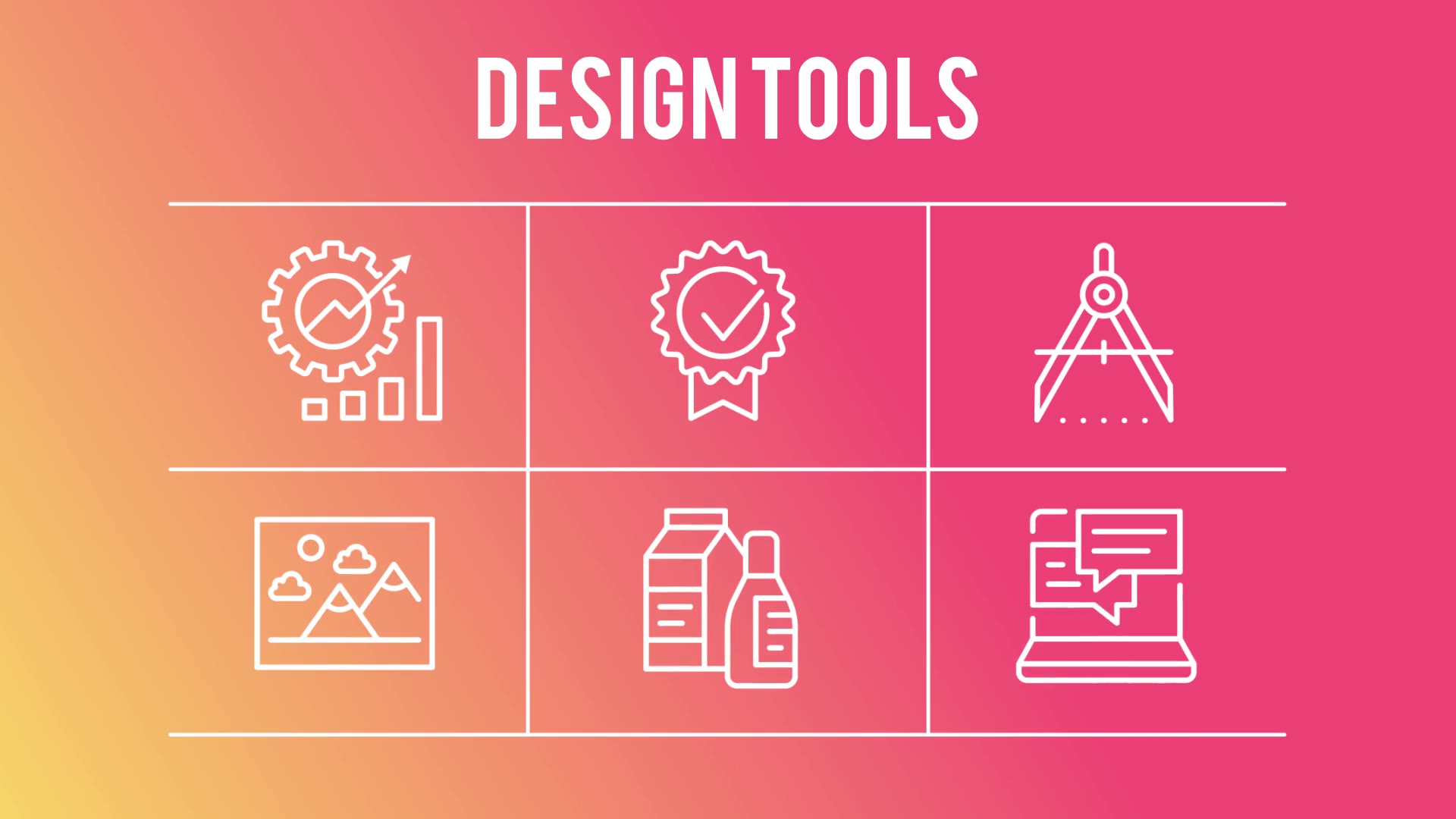 Design Tools 50 Thin Line Icons - Download Videohive 23150962