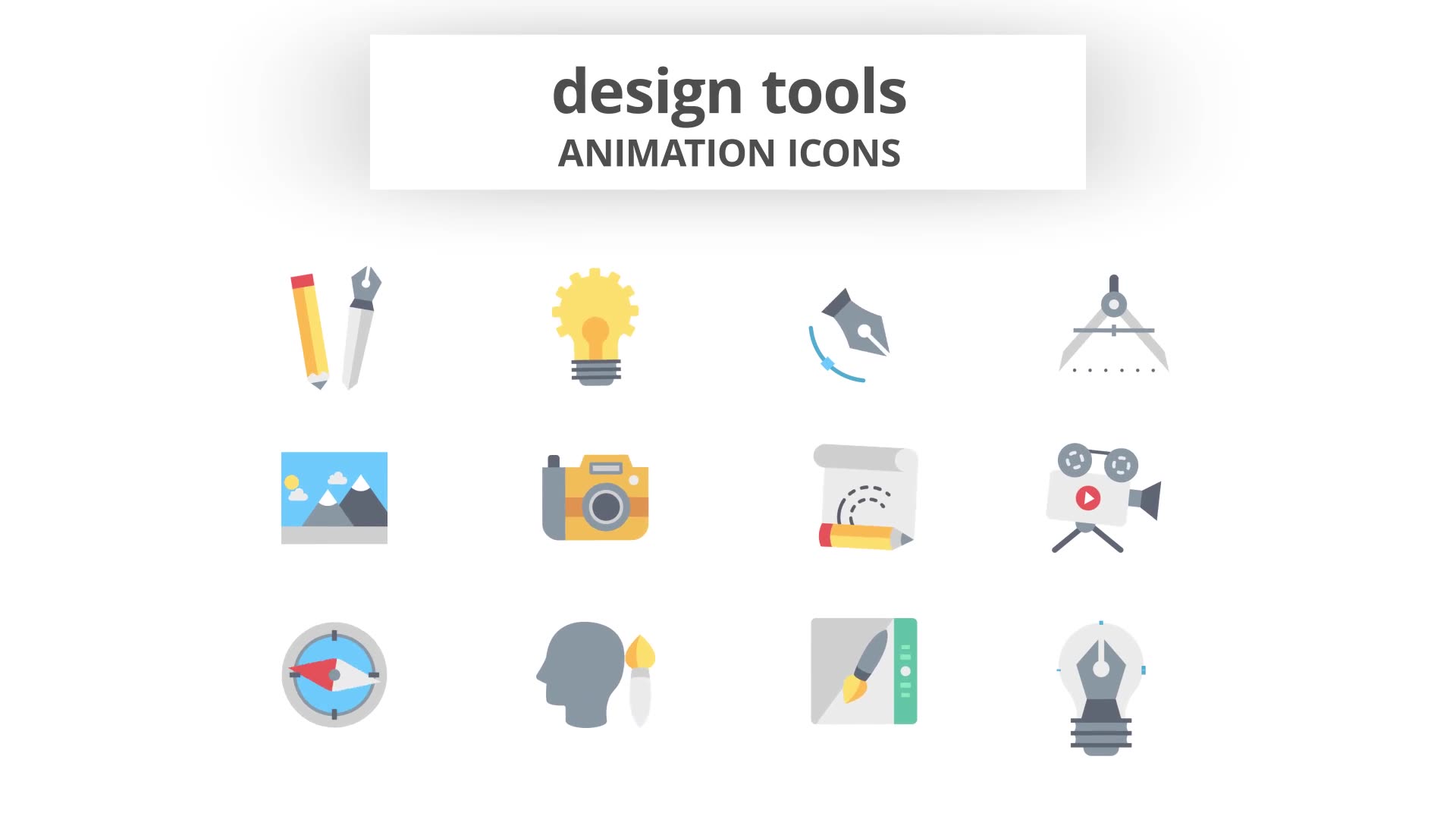 Design Tools Animation Icons Videohive 26634463 After Effects Image 10