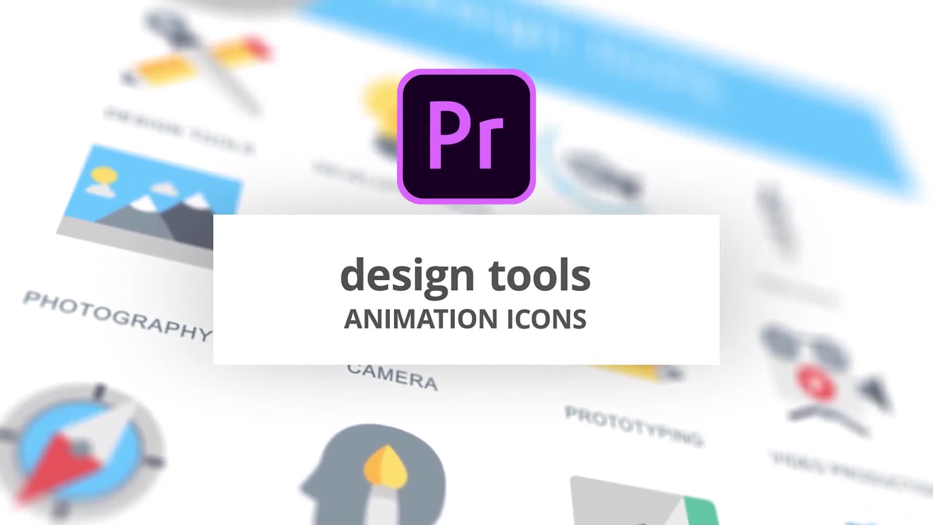 Design Tools Animation Icons (MOGRT) Videohive 26755670 Premiere Pro Image 1