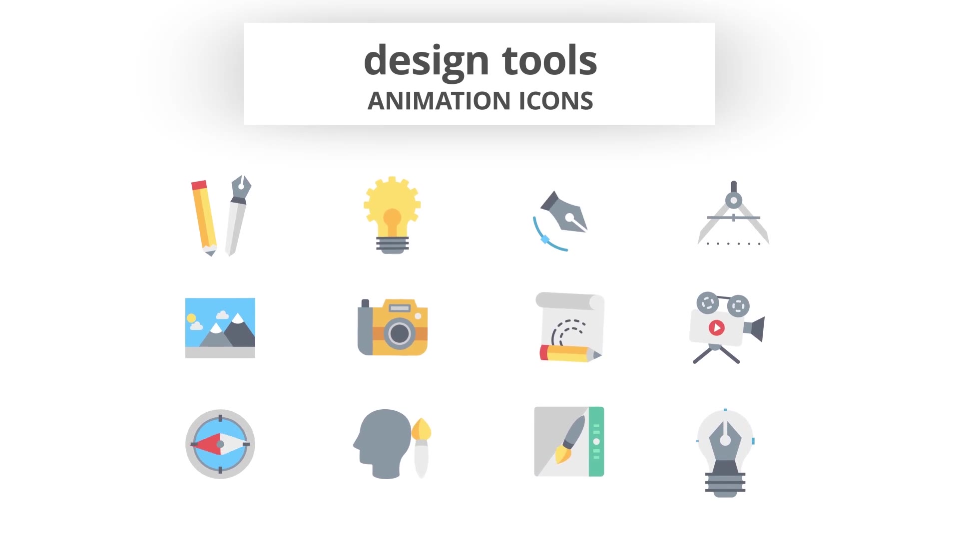Design Tools Animation Icons (MOGRT) Videohive 26755670 Premiere Pro Image 10