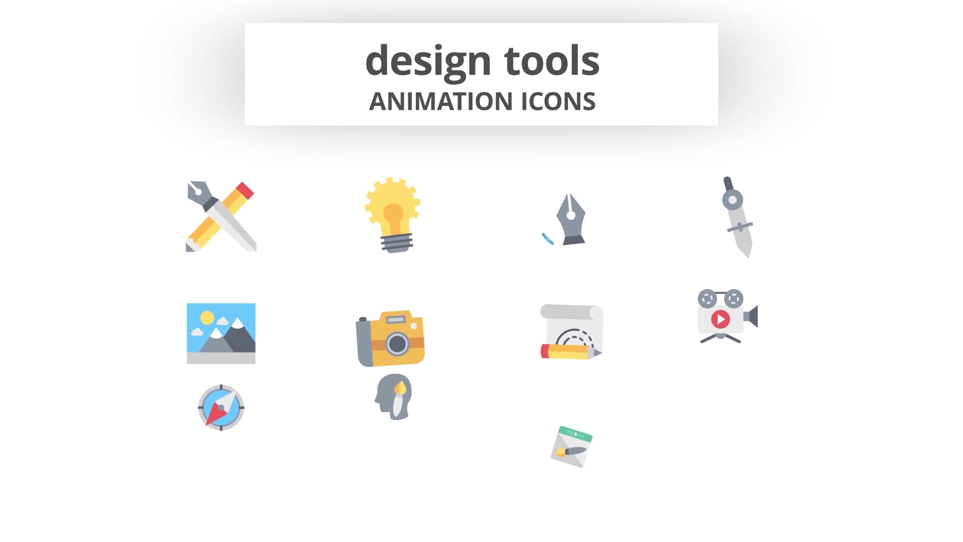 Design Tools Animation Icons (MOGRT) Videohive 26755670 Premiere Pro Image 4